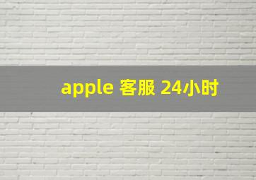 apple 客服 24小时